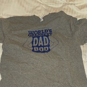 Gray World's Greatest Dad Bod Kids T-Shirt